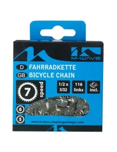 Ketting 5/6/7 speed M-Wave 1/2 x 3/32" - 116 schakels 2