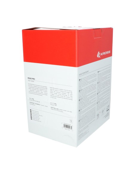 Fietshelm Kross Road Pro L (58-62 cm) - zwart