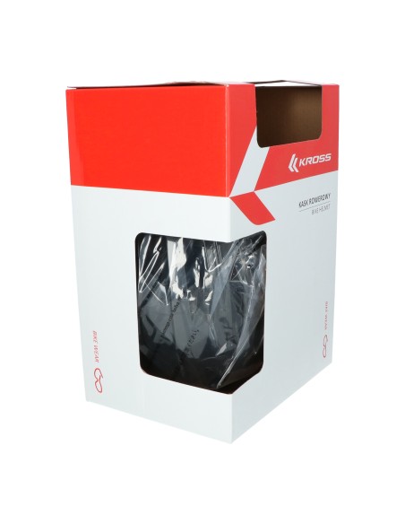 Fietshelm Kross Road Pro L (58-62 cm) - zwart