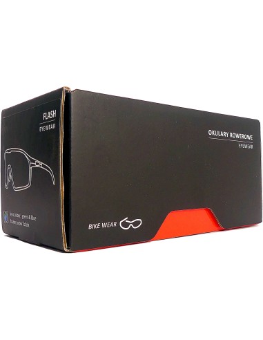 Fietsbril Kross Flash UV400 gepolariseerde lenzen - zwart frame