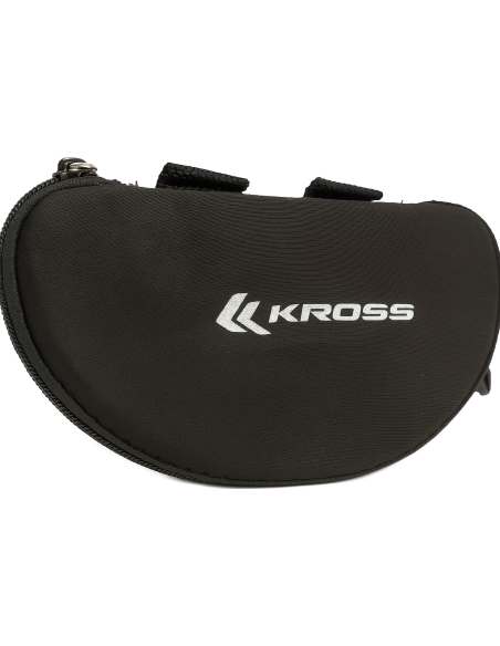 Fietsbril Kross Flash UV400 gepolariseerde lenzen - zwart frame