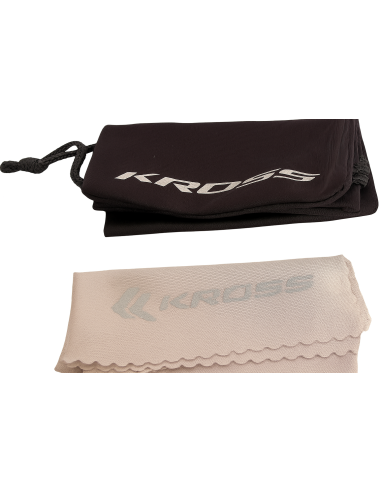Fietsbril Kross Flash UV400 gepolariseerde lenzen - zwart frame