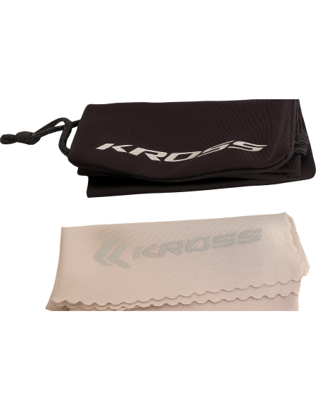 Fietsbril Kross Flash UV400 gepolariseerde lenzen - zwart frame
