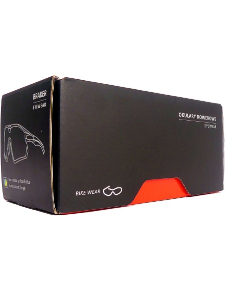 Fietsbril Kross Braker UV400 verwisselbare lenzen - beige frame