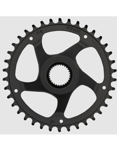 Kettingblad 38T KMC - geschikt voor Bosch generatie 4 - zwart