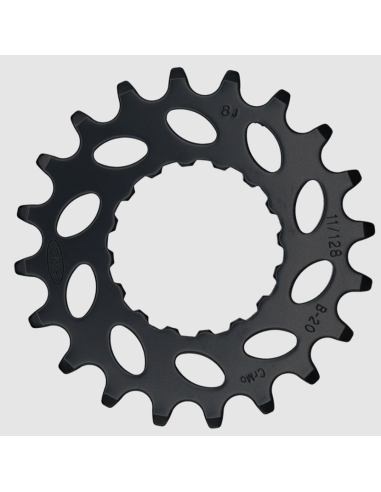 Tandwiel KMC Voor Bosch 20 O-MO Staal 11/128 inch - Zwart