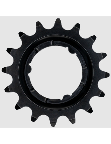 Tandwiel KMC Voor Shimano 16T O-MO Staal 3/32 inch - Zwart