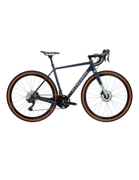Gravelbike 28'' Kross Esker 8.0 - model 2025 - Navy Blue - Large (21")