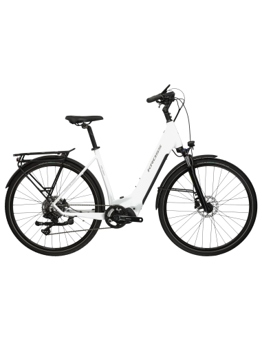 E-Trekking Bike Kross Trans Hybrid 5.0 LS - 28 inch - Frame L (19 inch) - Wit