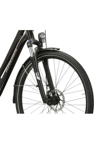 E-Bike Kross Sentio Hybrid 1.0 model 2025 - 28 inch - Frame M (20 inch) - Zwart glans