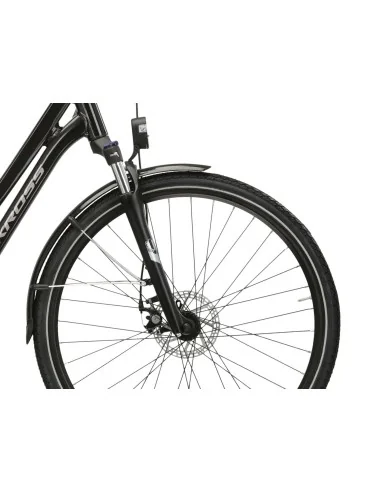 E-Bike Kross Sentio Hybrid 1.0 model 2025 - 28 inch - Frame M (20 inch) - Zwart glans