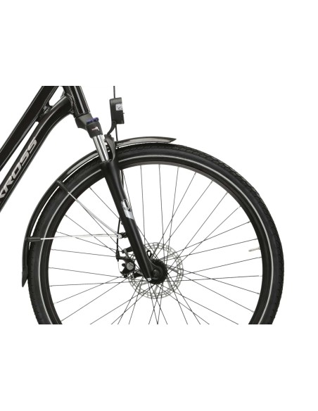 E-Bike Kross Sentio Hybrid 1.0 model 2025 - 28 inch - Frame M (20 inch) - Zwart glans