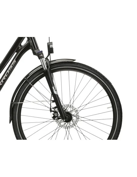 E-Bike Kross Sentio Hybrid 1.0 model 2025 - 28 inch - Frame M (20 inch) - Zwart glans