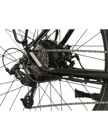 E-Bike Kross Sentio Hybrid 1.0 model 2025 - 28 inch - Frame M (20 inch) - Zwart glans