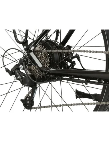 E-Bike Kross Sentio Hybrid 1.0 model 2025 - 28 inch - Frame M (20 inch) - Zwart glans