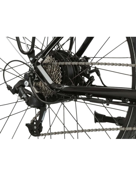 E-Bike Kross Sentio Hybrid 1.0 model 2025 - 28 inch - Frame M (20 inch) - Zwart glans