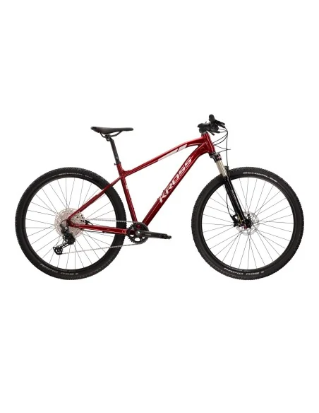 Mountainbike Kross Level 6.0 MTB - 29 inch - Frame M (17 inch) - Ruby Silver Gloss