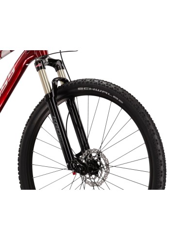 Mountainbike Kross Level 6.0 MTB - 29 inch - Frame M (17 inch) - Ruby Silver Gloss