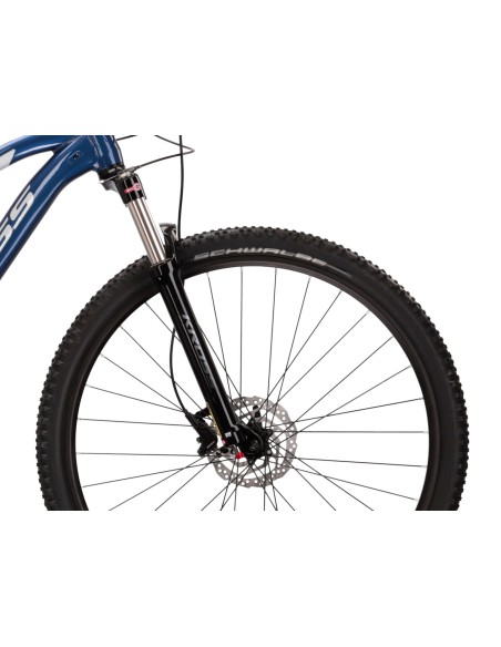 Mountainbike Kross Level 5.0 MTB - 29 inch - Frame XL (20 inch) - Blue Silver Gloss