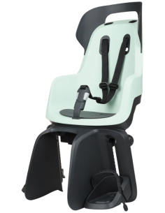 Kinderzitje achter Bobike Go Maxi RS met framebevestiging (FF) en slaapstand - peppermint