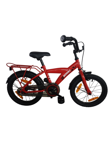 Kinderfiets Bikefun Boost 16 inch met remnaaf - Rood