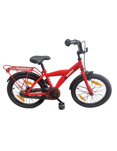 Kinderfiets Bikefun Boost 18 inch met remnaaf - Rood