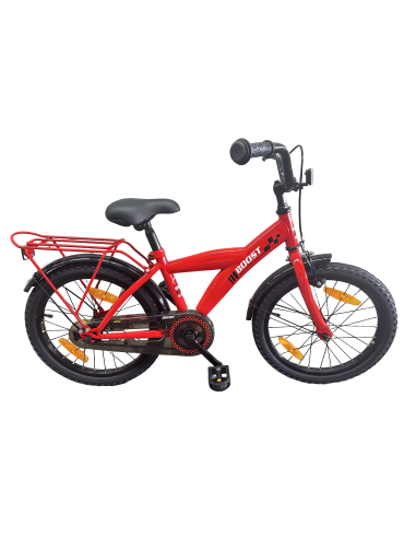 Kinderfiets Bikefun Boost 18 inch met remnaaf - Rood