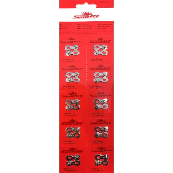 Kettingschakel 11 speed Sunrace CNQ11 Easy Link (10 stuks)