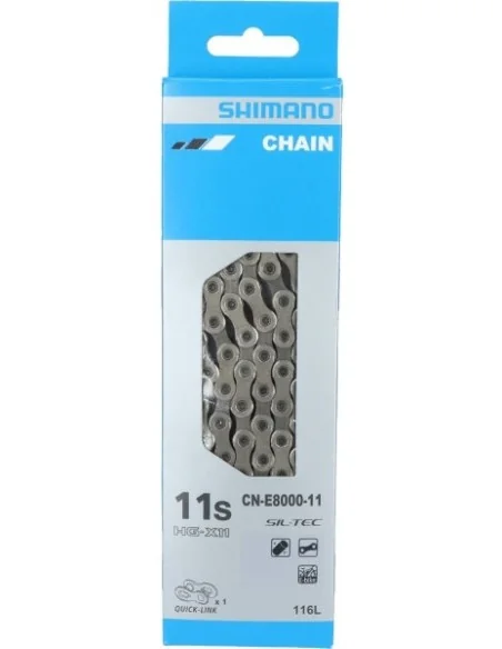Ketting 11 speed Shimano CN-E8000 E-bike met Quick Link - 116 schakels