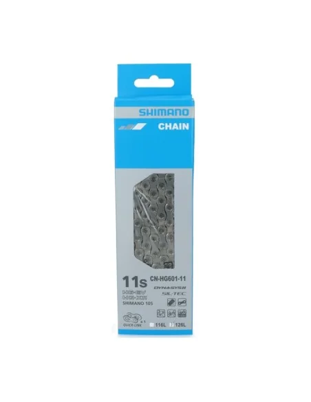 Ketting 11 speed Shimano HG601 105 Race/MTB/E-bike met quick link - 126 schakels
