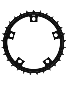 Kettingblad 64T Enduo Cargo 5-B 130-BCD Di2 Cl-41.7 - zwart