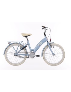 Kinderfiets Bikefun Lots of Love 20 inch met Remnaaf - Blauw mat