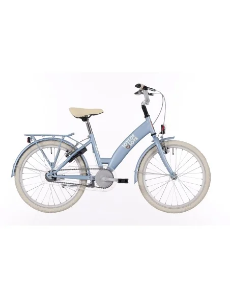Kinderfiets Bikefun Lots of Love 20 inch met Remnaaf - Blauw mat
