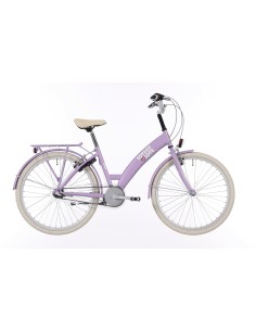 Kinderfiets Bikefun Lots of Love 24 inch met Nexus 3 versnelling/remnaaf - Mat Lila/Violet