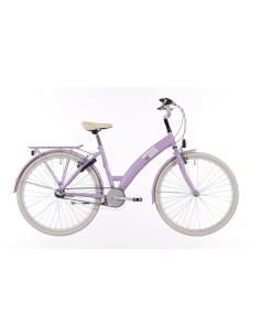 Kinderfiets Bikefun Lots of Love 26 inch met Nexus 3 versnelling/remnaaf - Mat Lila/Violet