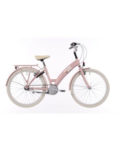 Kinderfiets Bikefun Lots of Love 24 inch met Nexus 3 versnelling/remnaaf - Mahogany Roze