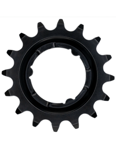 Tandwiel KMC Voor Shimano 16T O-MO Staal 3/32 inch - Zwart