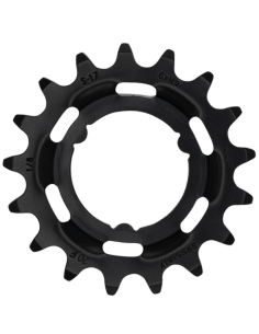 Tandwiel KMC Voor Shimano 17T O-MO Staal 1/8 inch - Zwart