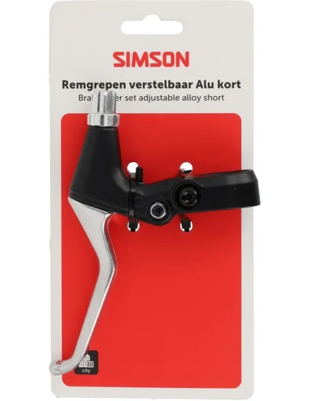 Simson Remhendelset verstelbaar korte greep alu/zwart