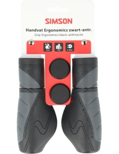 Simson Handvatten Ergonomics zwart-antraciet 2