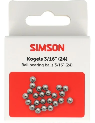 Simson Kogels 3/16" 24st