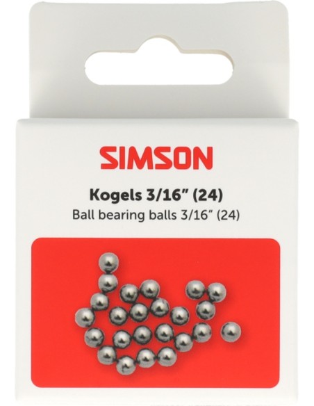 Simson Kogels 3/16" 24st