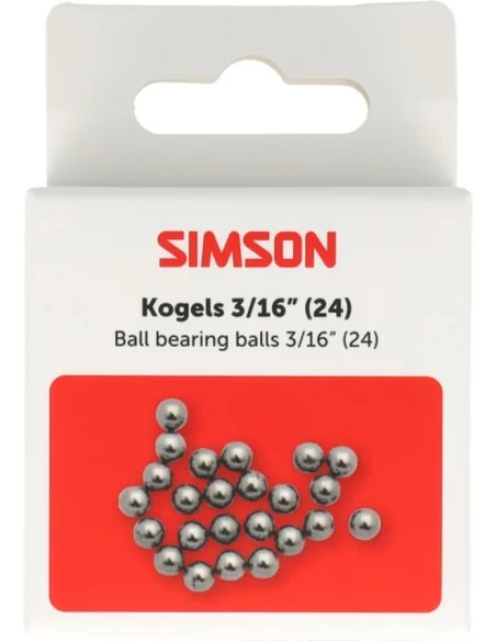 Simson Kogels 3/16" 24st