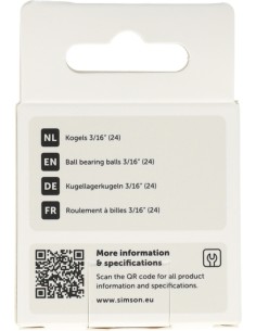 Simson Kogels 3/16" 24st 2