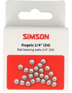 Simson Kogels 1/4" 24st