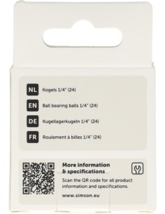 Simson Kogels 1/4" 24st 2