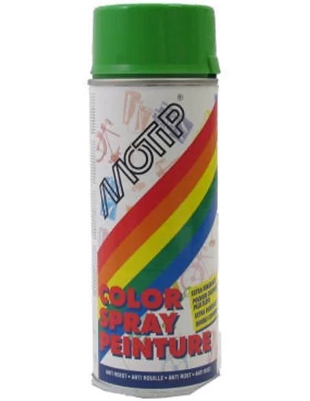 Spuitbus Motip 400 ml - hoogglans geel/groen