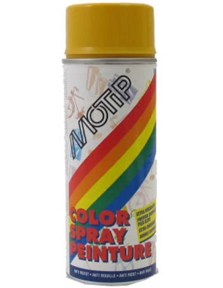 Spuitbus Motip 400 ml - goudgeel