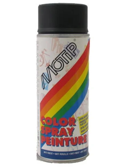 Spuitbus Motip 400ml - diepzwart