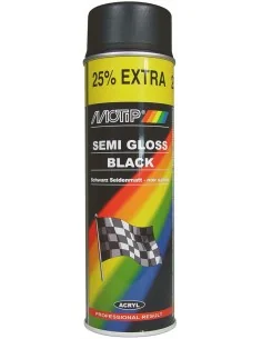 Spuitlak 5Motip 500 ml - zwart zijdeglans